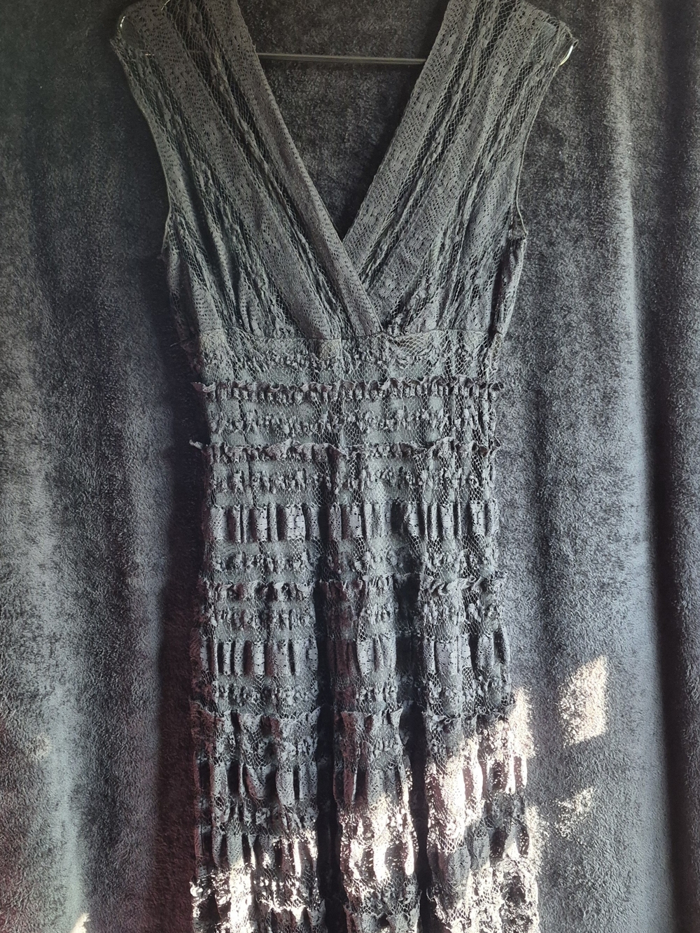 Max Studio Black Lace Mini Dress